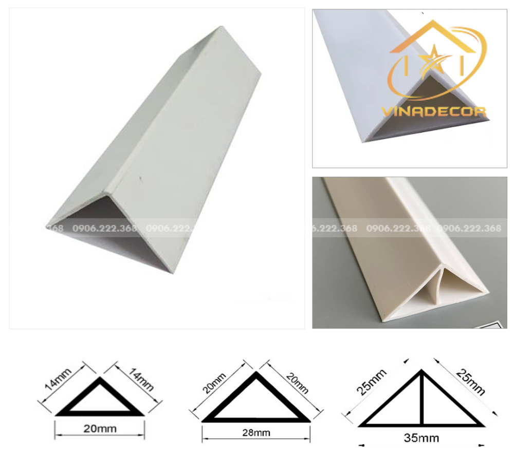 NẸP NHỰA TAM GIÁC