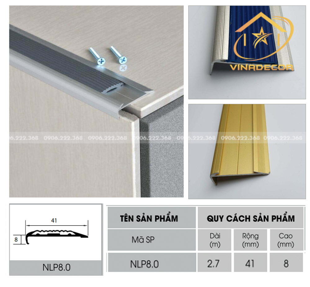 NẸP MŨI BẬC NLP8